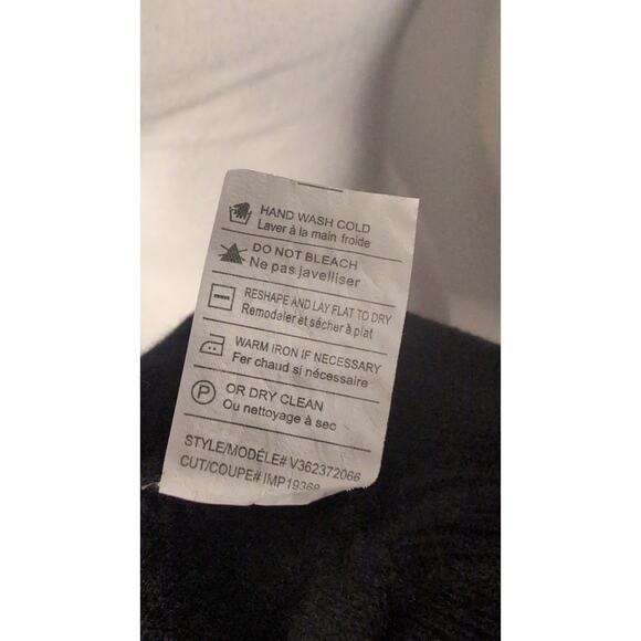 Vince Pure cashmere poncho black sweater hoodie - Picture 12 of 12